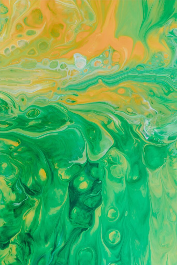 Vibrant Green & Yellow Abstract Wallpaper - 4000x6000 Background