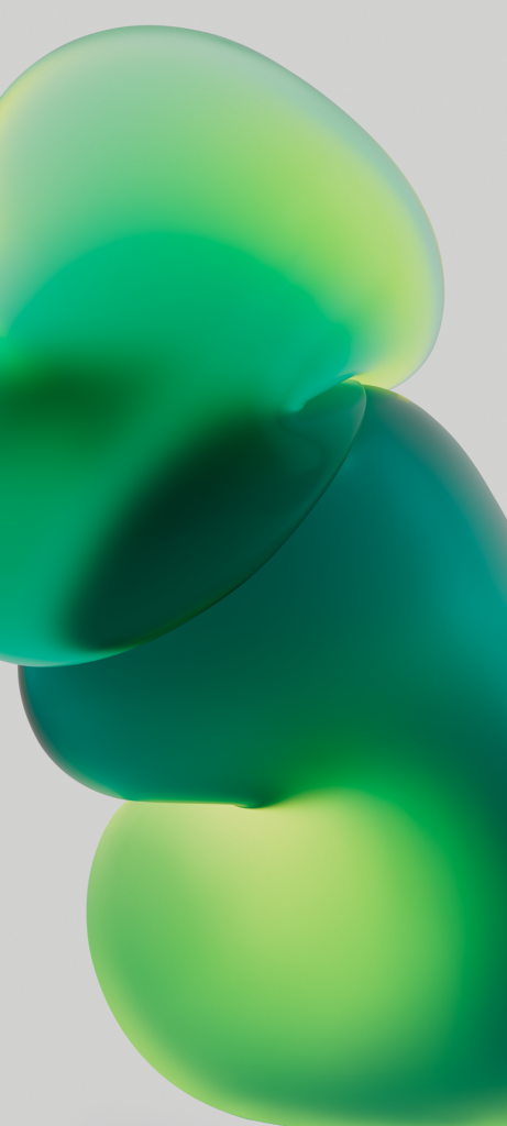 Vibrant Abstract Wallpaper: Smooth Green & Yellow Design for Xiaomi