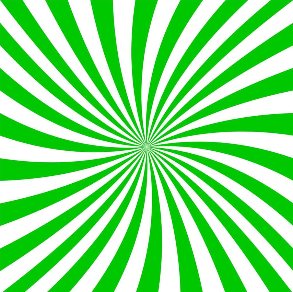 Vibrant green white sunburst wallpaper with sharp radial lines dynamic digital graphic design background