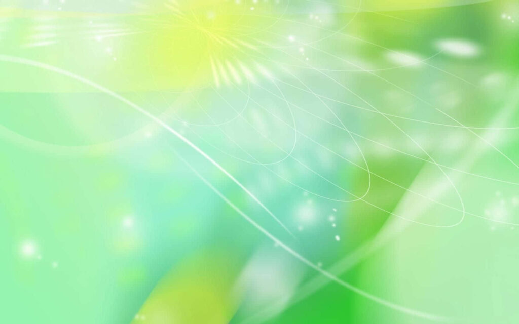 Vibrant Green & Yellow Abstract Wallpaper with Glowing Patterns