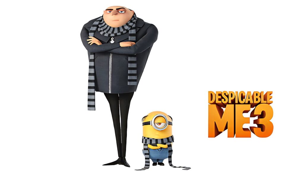 Vibrant Despicable Me 3 Wallpaper: Gru & Minion's Playful Charm