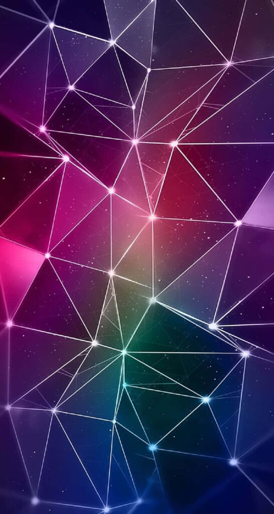 Vibrant HD Abstract Geometric Wallpaper with Intersecting Lines