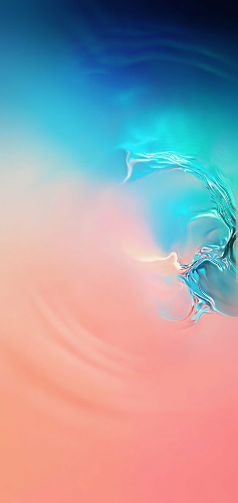 Vibrant HD Wallpaper: Samsung S10 Plus Showcases Stunning Galaxy S10 Features