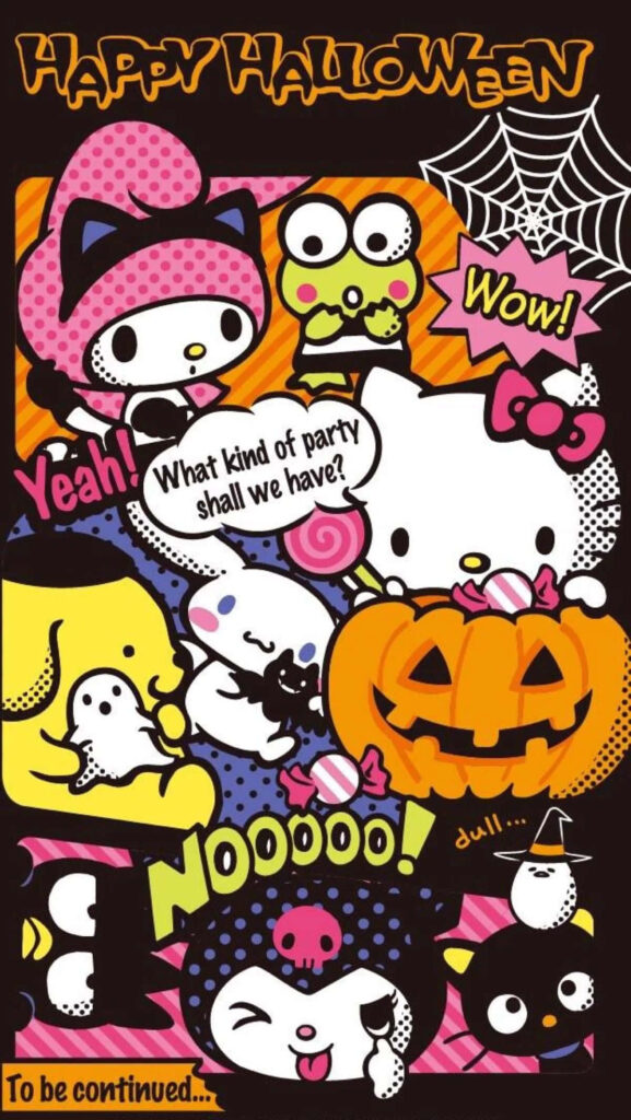 Hello Kitty Halloween Wallpaper: Fun, Colorful & Spooky Background