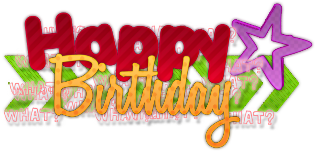 Vibrant Graffiti Happy Birthday Wallpaper with Bold Colors & Stars