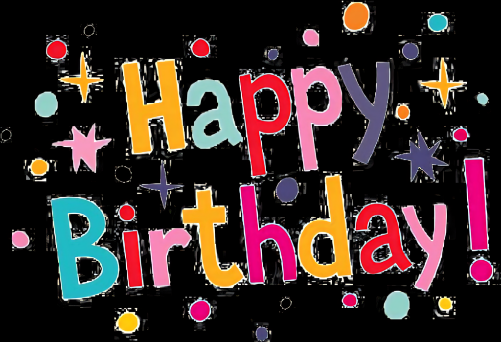 Colorful Happy Birthday Wallpaper: Festive Decor for Celebrations