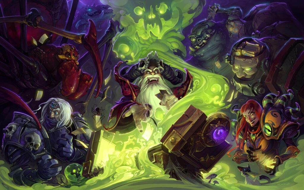 Hearthstone Naxxramus Wallpaper: Dark Magic & Adventure Background