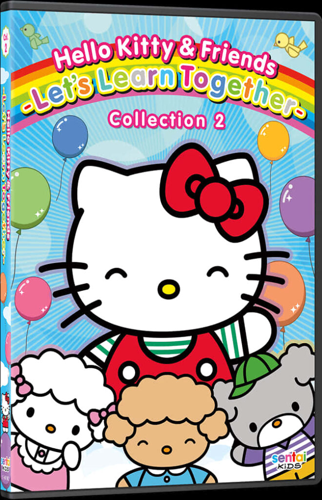 Hello Kitty & Friends Colorful Wallpaper: Let's Learn Together!