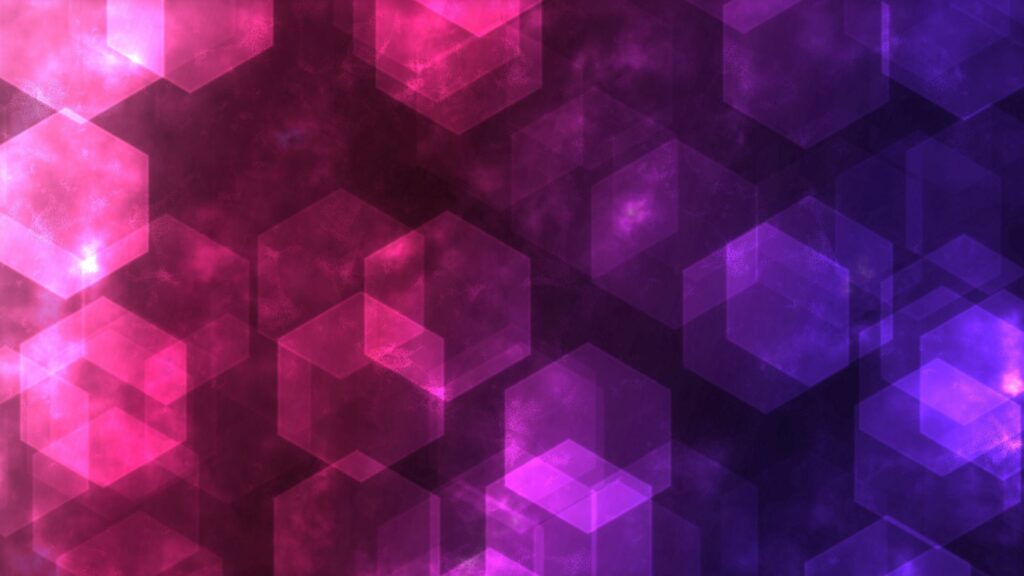 Vibrant Hexagonal Bokeh Wallpaper - Abstract 2560x1440 Background