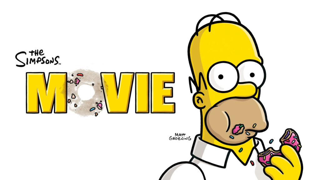 Vibrant Homer Simpson Wallpaper: Iconic Humor & Donut Delight