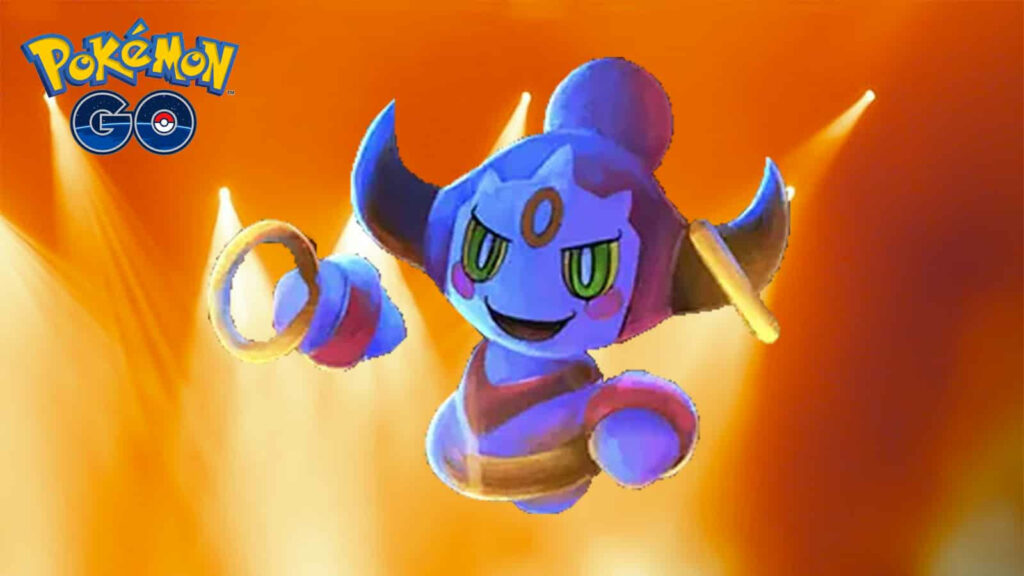Vibrant Hoopa Confined Wallpaper for Pokémon Go Fans