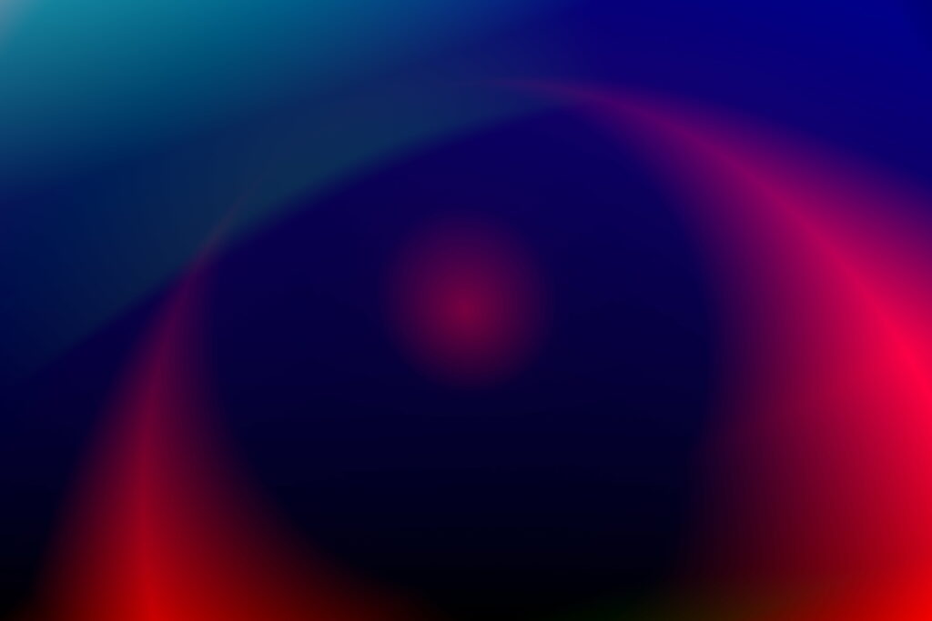 Vibrant Horizon: Captivating 5K Wallpaper featuring a Mesmerizing Blue and Red Gradient