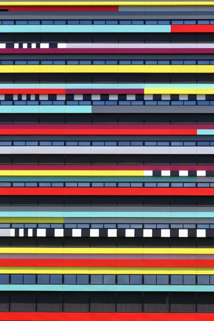 Vibrant Horizontal Line Wallpaper - Colorful Modern Art Background