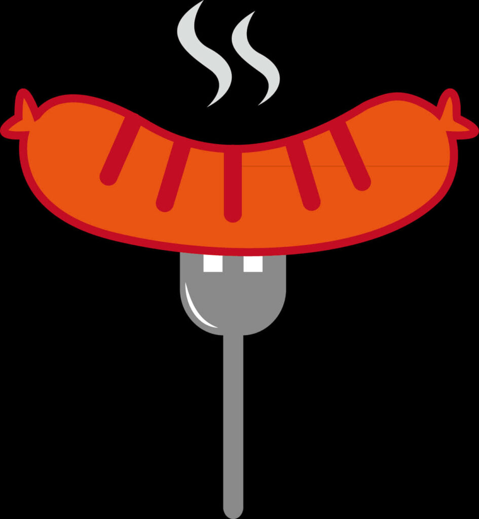 Steaming Hotdog Fork Image - Fresh & Vibrant Wallpaper Background