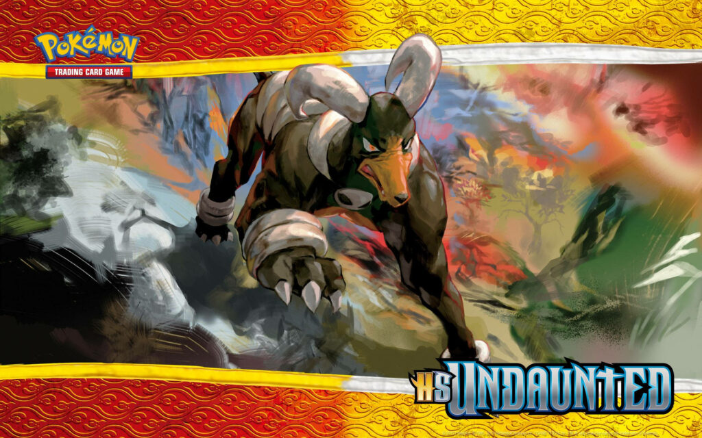 Vibrant Houndoom Wallpaper - Dynamic Pokémon Art from Undaunted