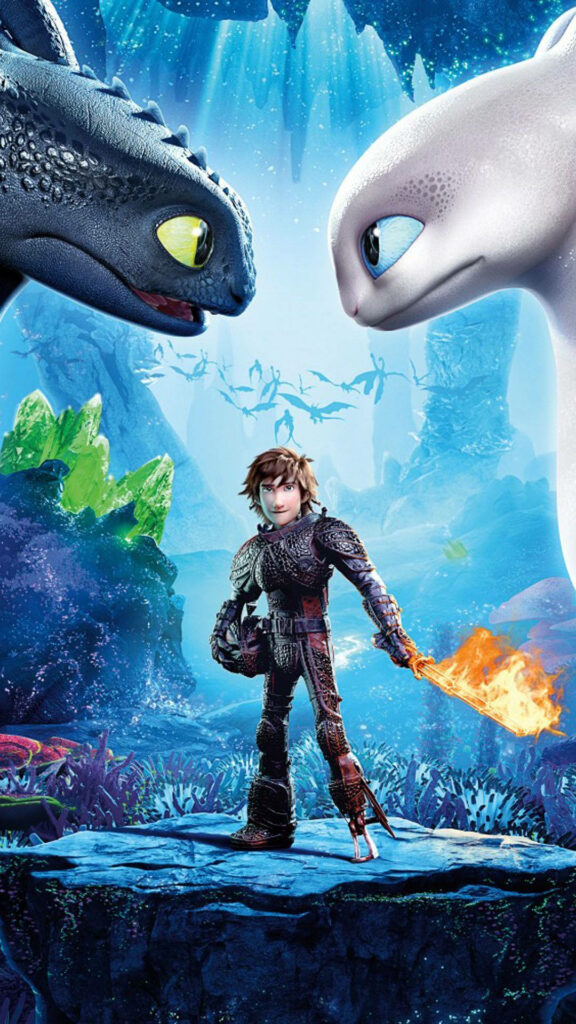 Vibrant How to Train Your Dragon Wallpaper: Hiccup & Furies Unite