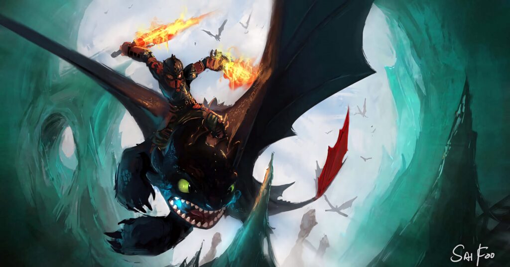 Epic Toothless & Hiccup Wallpaper: Soar Through the Skies!