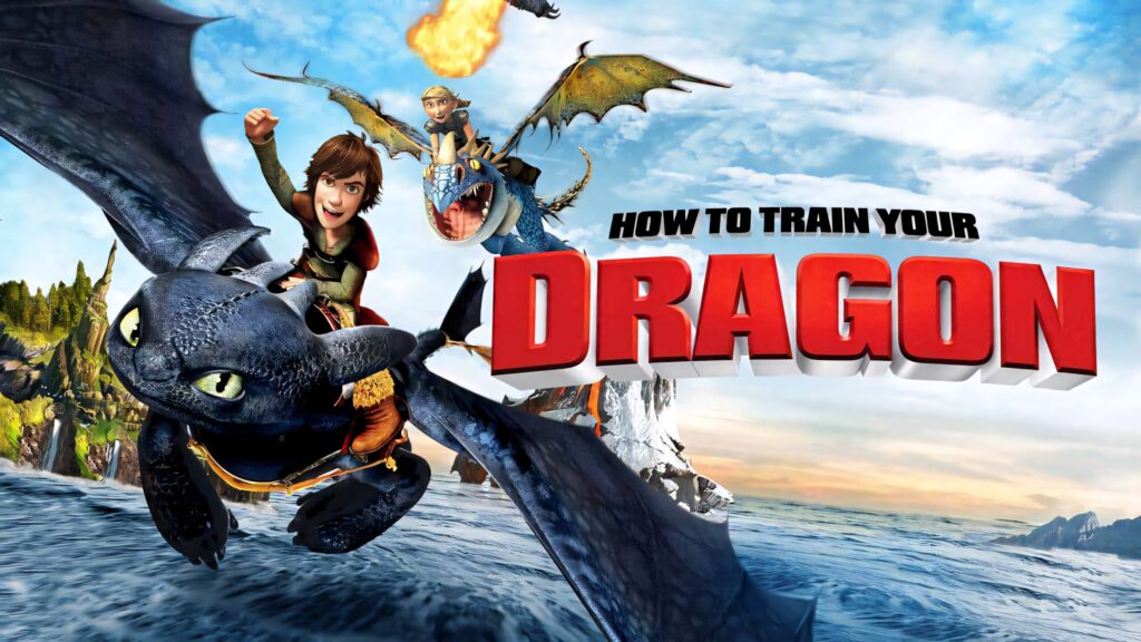 Vibrant How to Train Your Dragon Wallpaper: Hiccup & Toothless Soaring