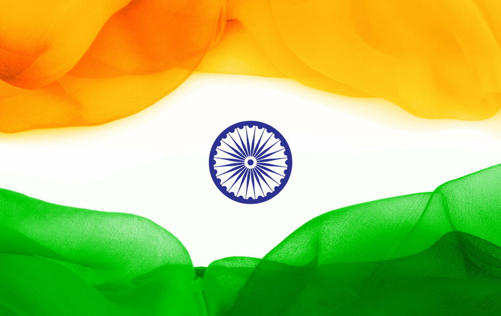 Triumph of Freedom: Stunning Indian Flag HD Wallpaper for Independence Day Celebration