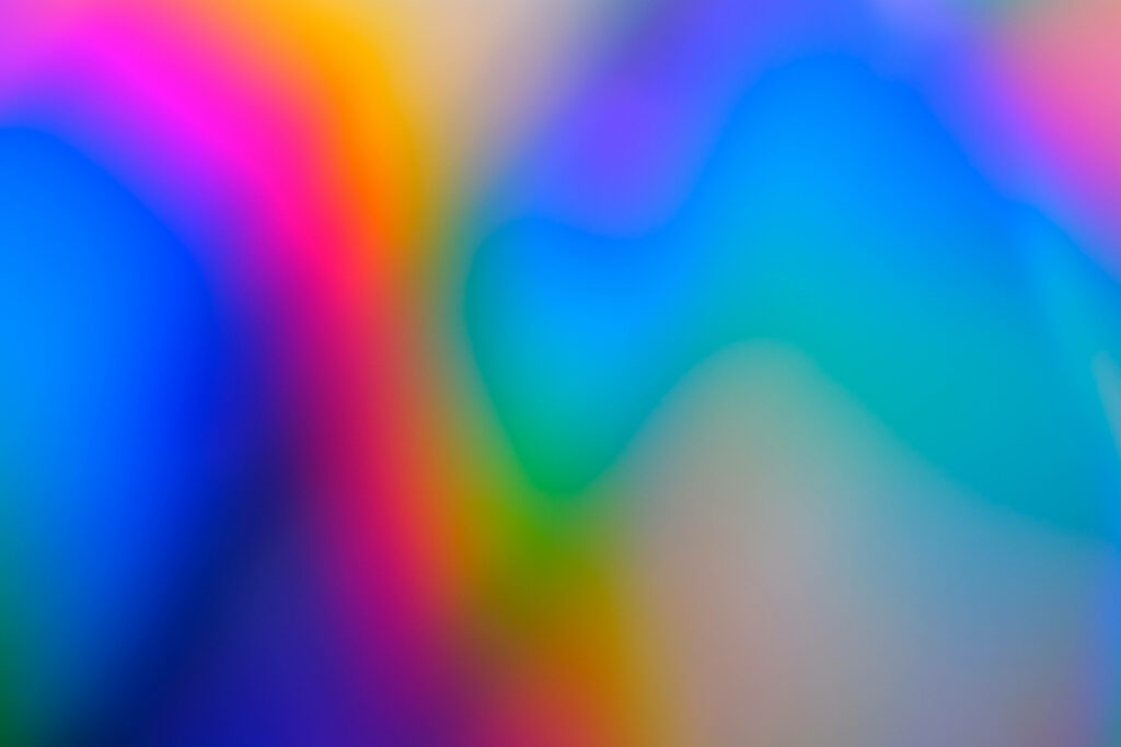 Vibrant Iridescent Gradient Wallpaper: Dreamy Color Blend