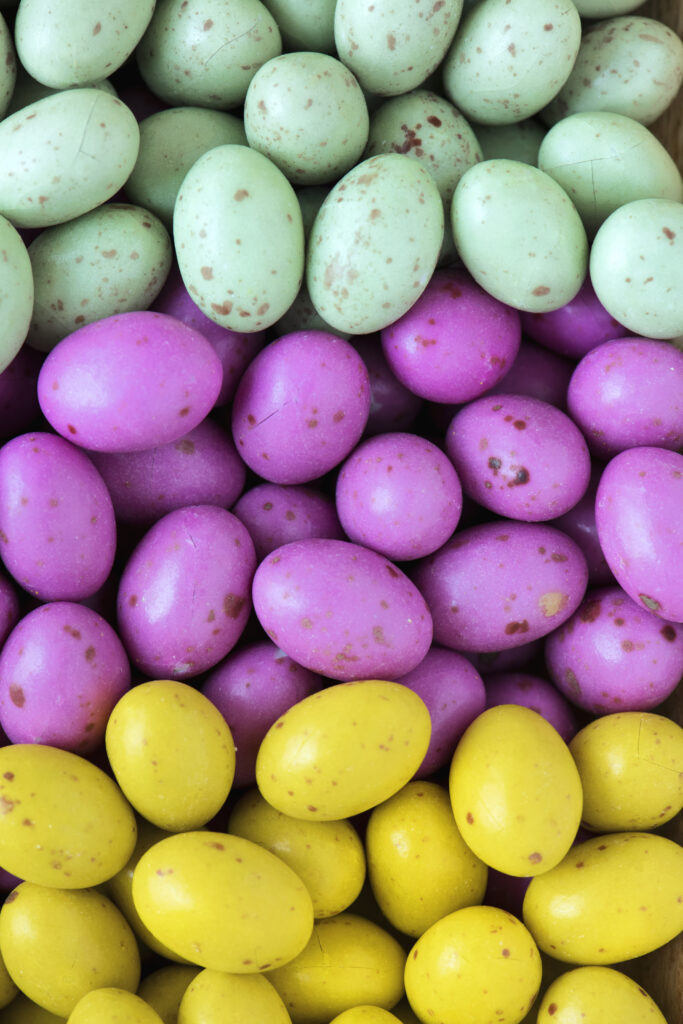 Vibrant Jelly Beans Wallpaper: Colorful Candy Background Delight