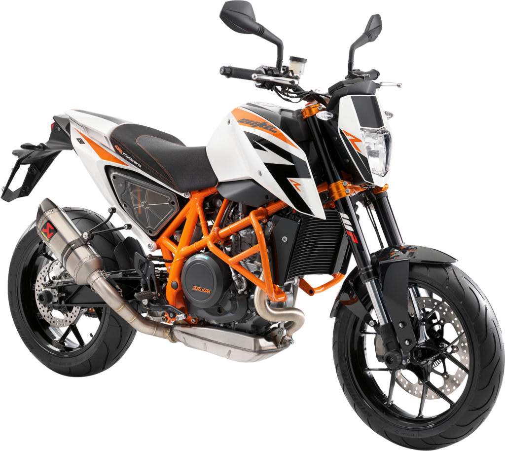 Vibrant KTM Duke Motorcycle Wallpaper - Bold Design & Sporty Aesthetic