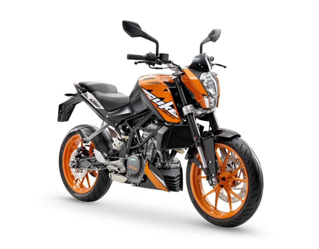 KTM Duke Wallpaper: Dynamic Design & Bold Orange Accents