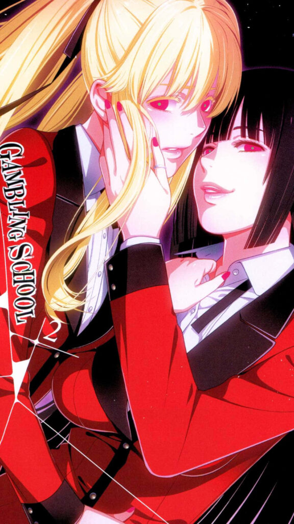 Kakegurui: Captivating Anime Wallpaper of Intense Characters
