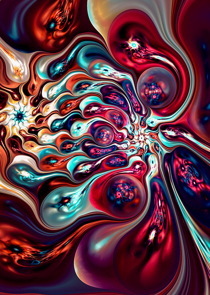 Vibrant Kaleidoscope Wallpaper: Artistic Abstract Background