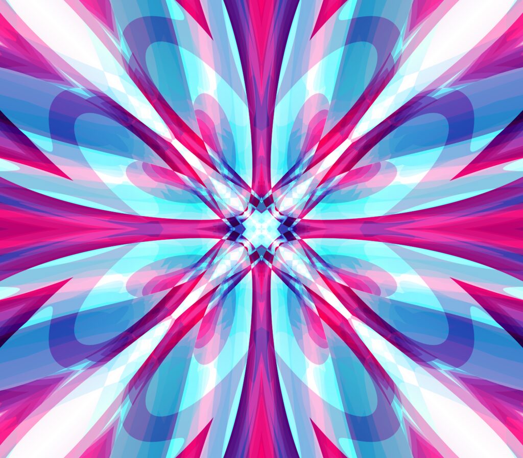 Vibrant Kaleidoscope Wallpaper: Colorful Abstract Background Art