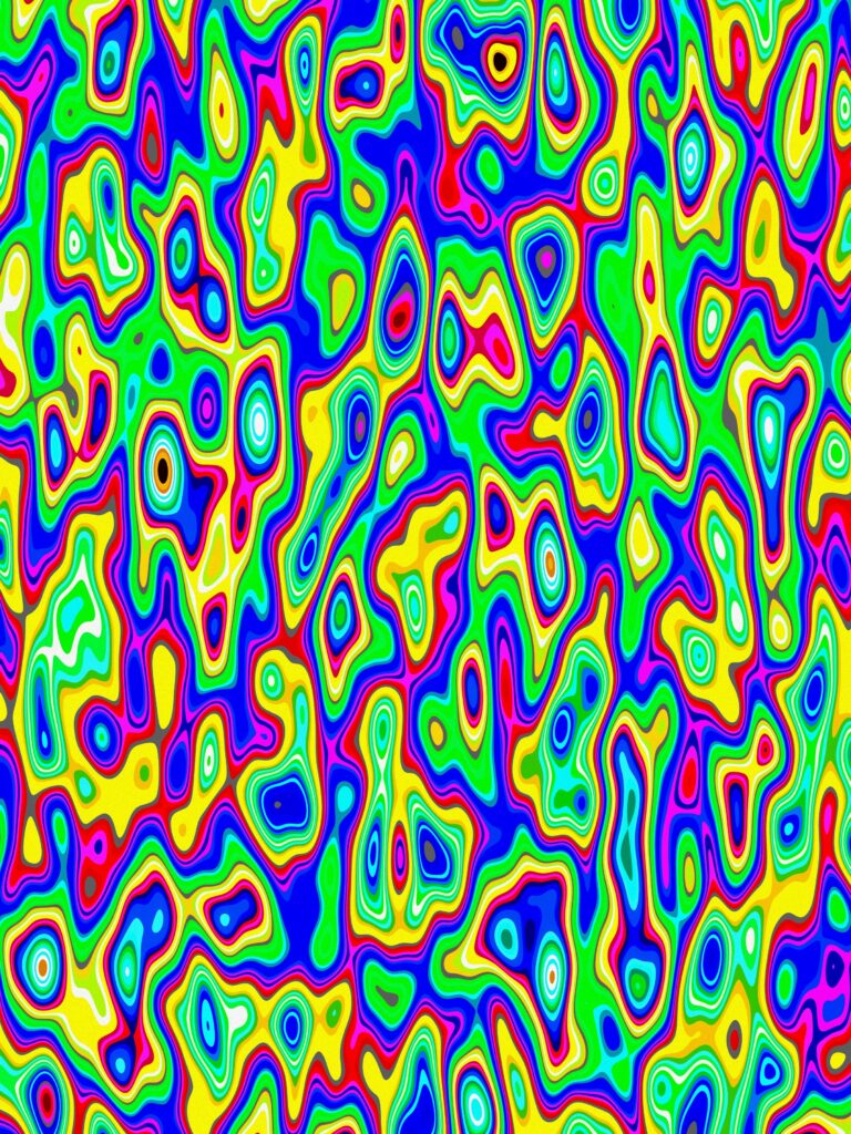 Vibrant Kaleidoscope Wallpaper: Colorful Patterns & Bright Swirls