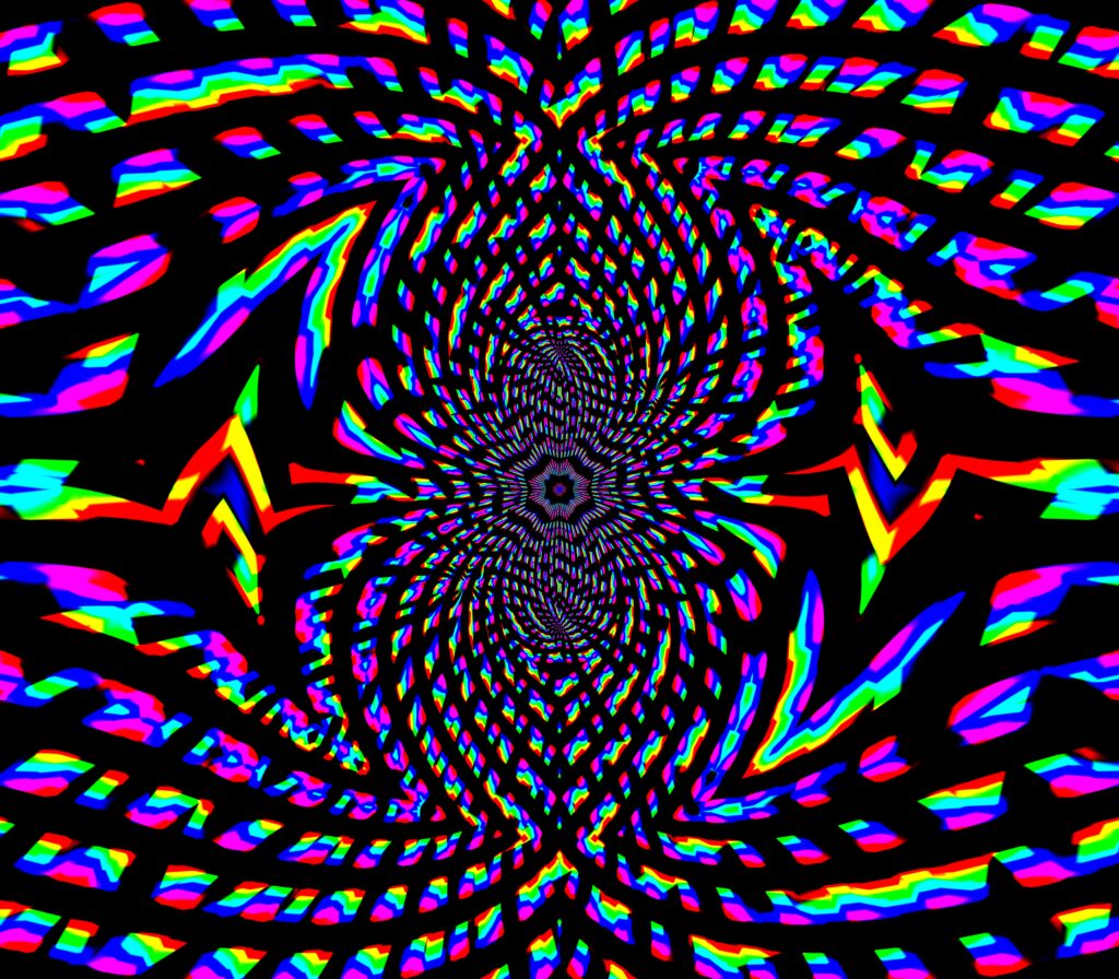 Stunning Kaleidoscope Wallpaper: Bright Fractal Abstract Design