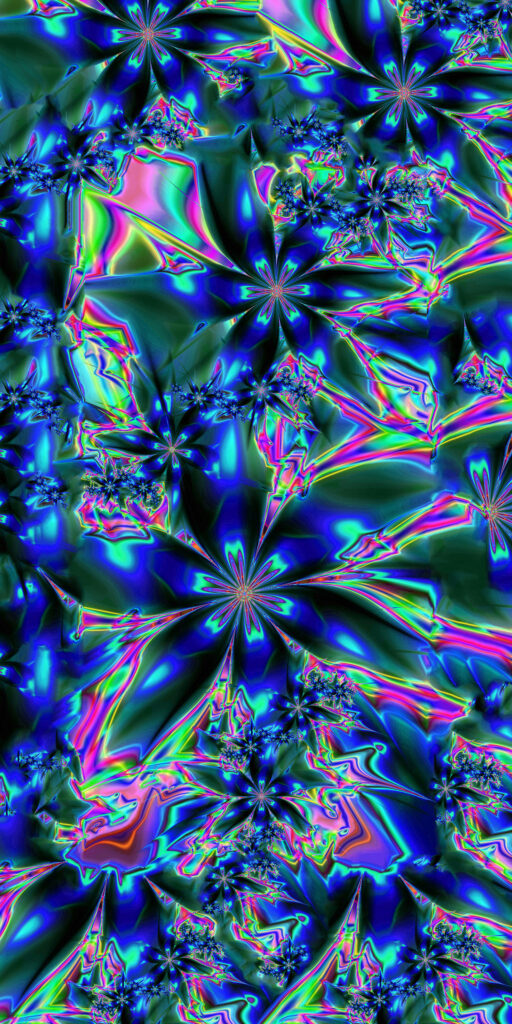 Vibrant Kaleidoscope Wallpaper: Mesmerizing Fractal Designs