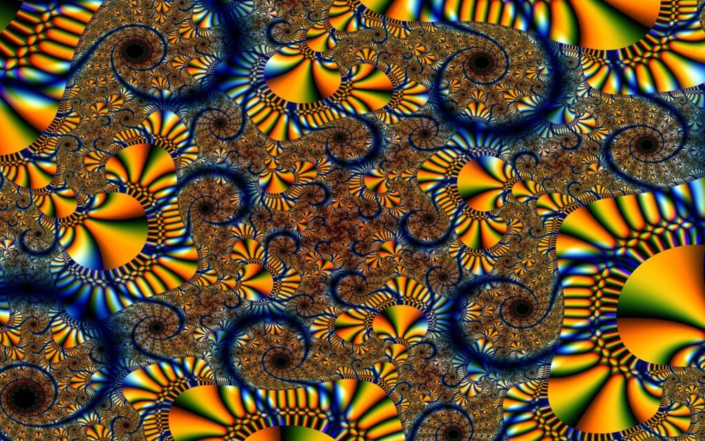 Vibrant Kaleidoscope Wallpaper: Intricate Patterns & Bright Colors