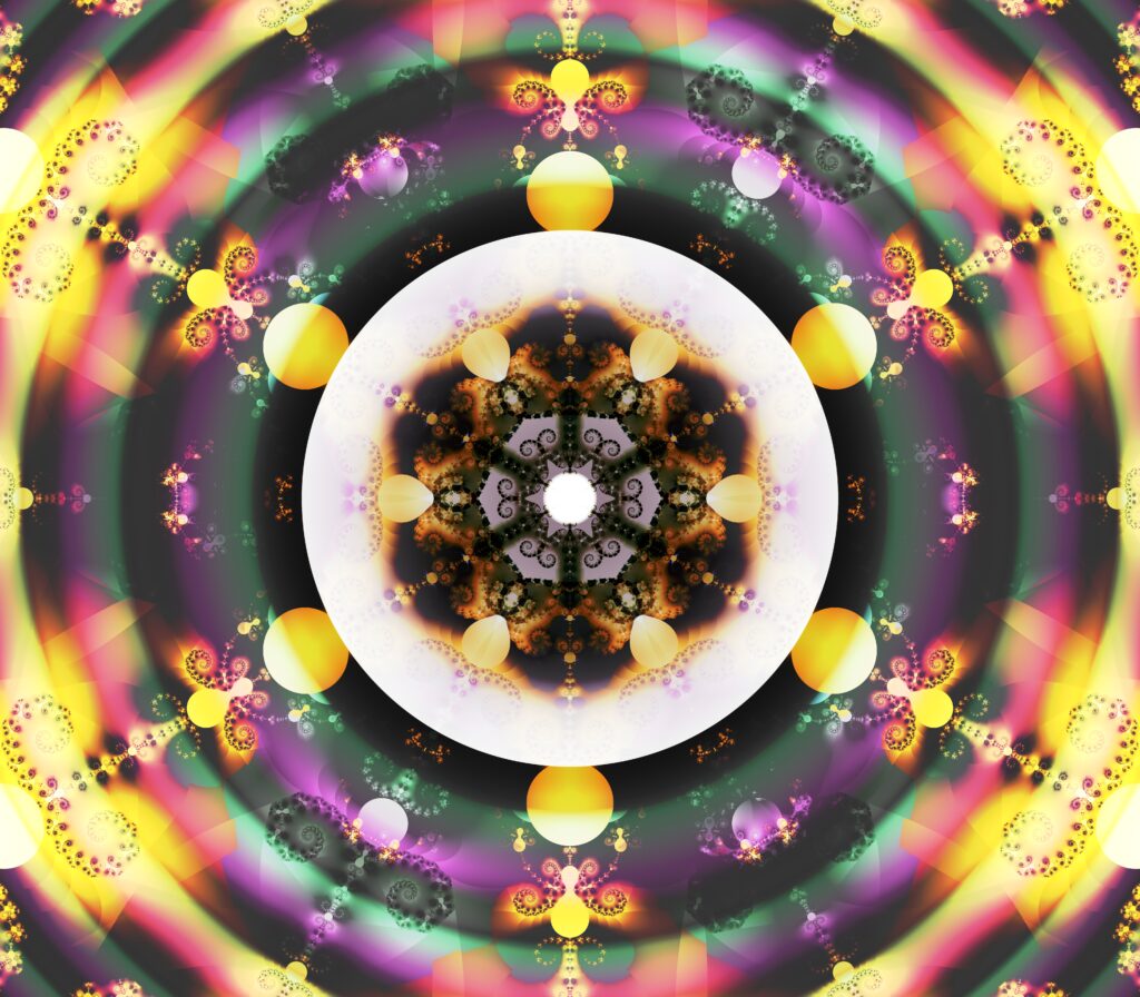 Vibrant Kaleidoscope Wallpaper: Mesmerizing Abstract Background Design