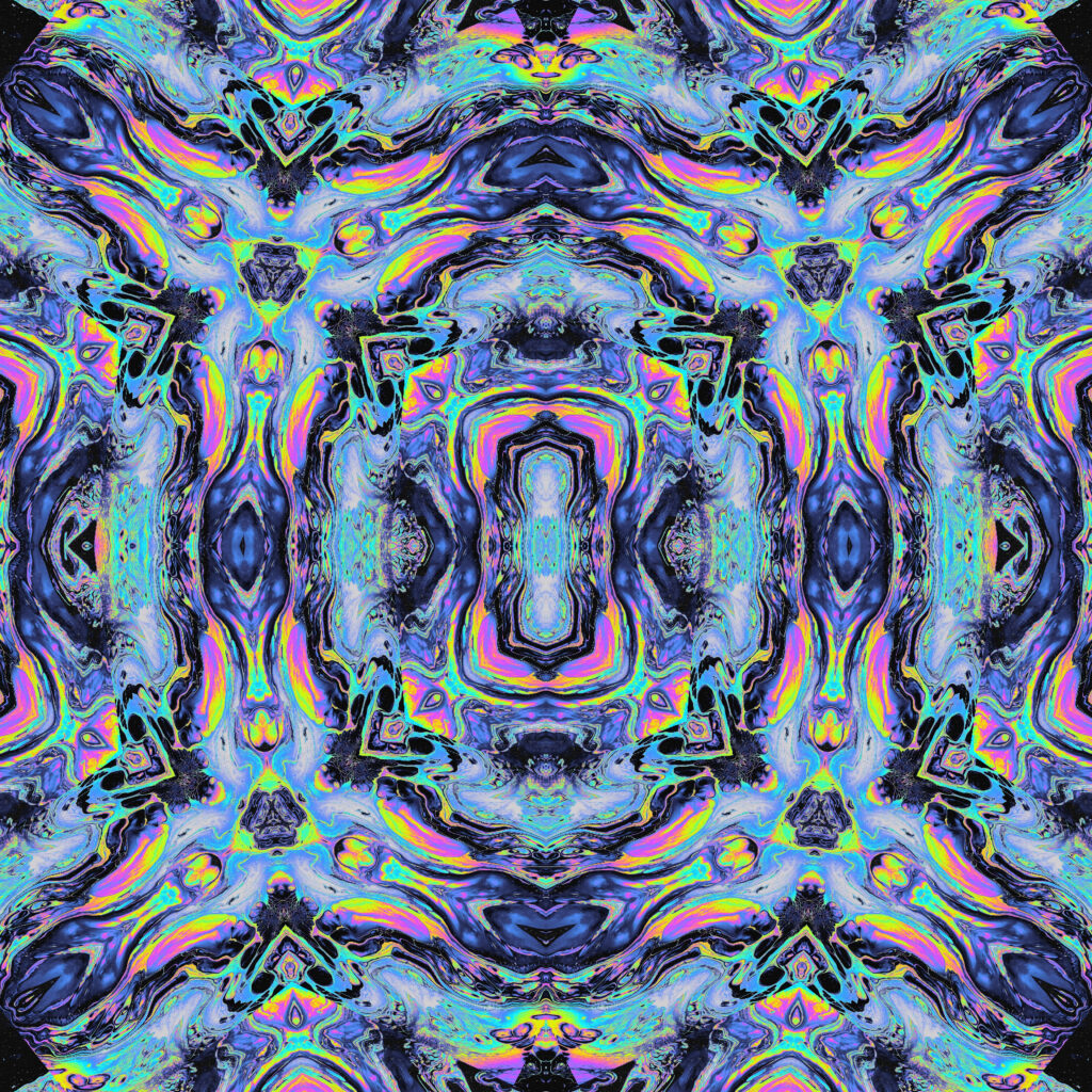 Vibrant Kaleidoscopic Abstract Wallpaper - 3456x3456 Background