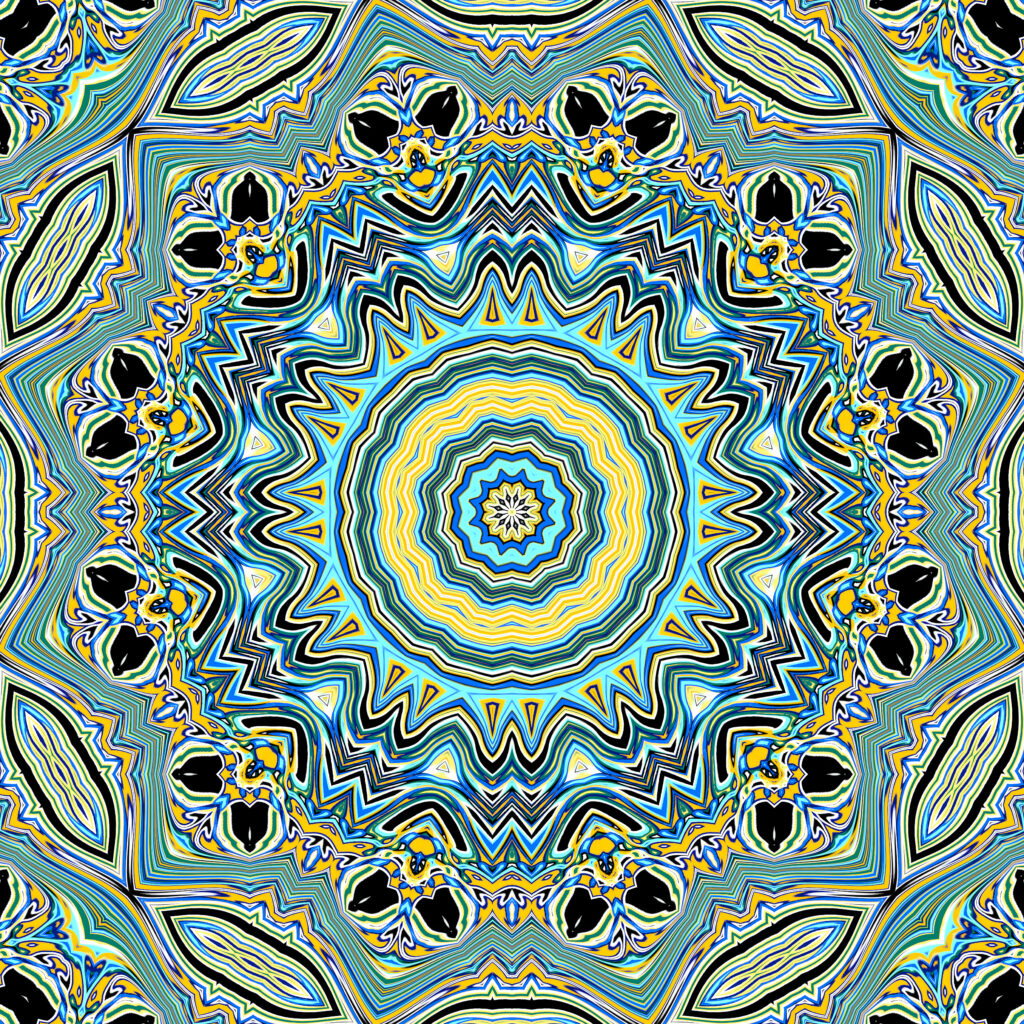 Mesmerizing Kaleidoscopic 7500x7500 Wallpaper Background Design