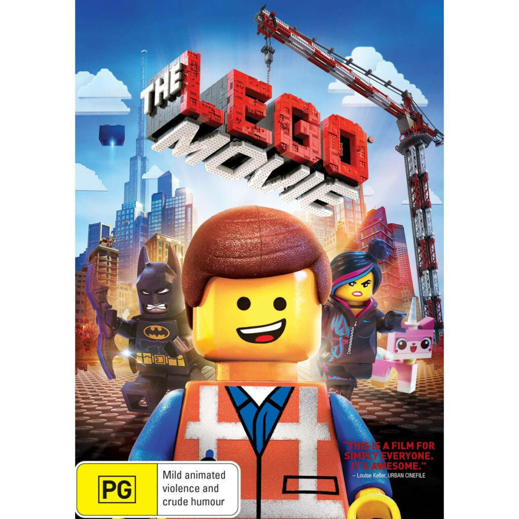 Colorful Lego Movie Wallpaper: Emmet, Batman & Wyldstyle Poster