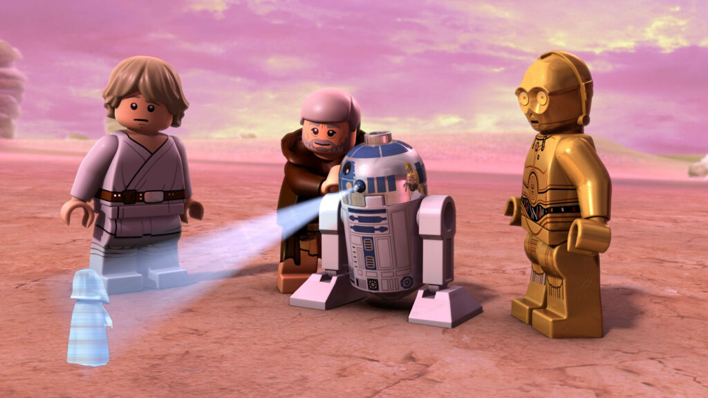 Vibrant Lego Star Wars Wallpaper: R2-D2 & Iconic Characters Adventure