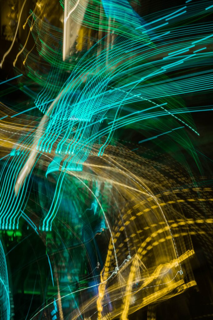 Vibrant Light Lines Abstract Wallpaper - 4000x6000 Dynamic Background