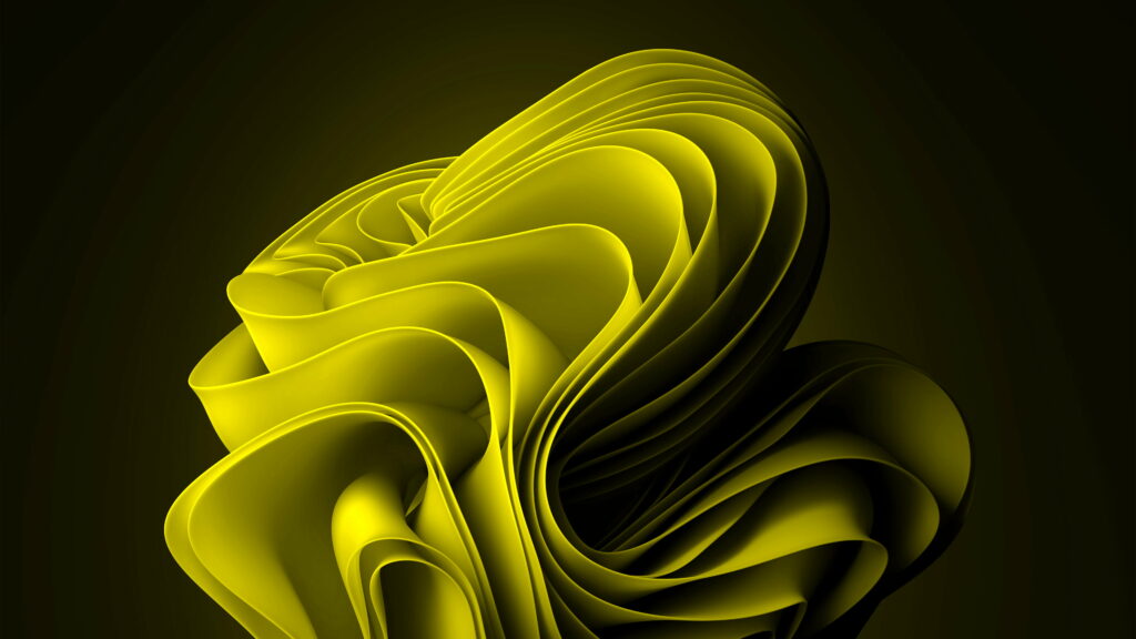 Vibrant Windows 11 Logo Embraces Light Yellow Hues as a Stunning 4K Wallpaper