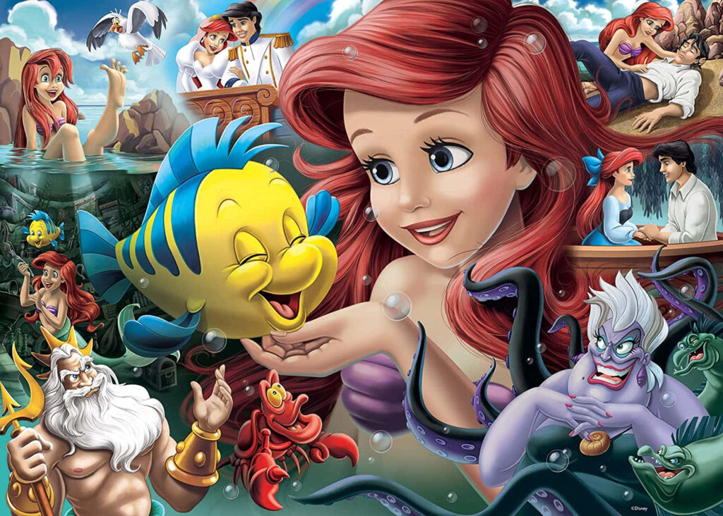 Enchanting Little Mermaid Wallpaper: Ariel, Flounder & Iconic Scenes