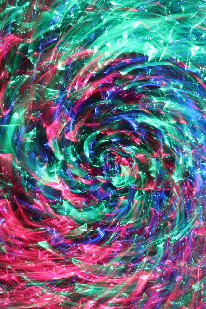 Vibrant Abstract Light Wallpaper - 4000x6000 Long Exposure Art