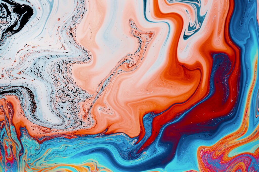 Vibrant Macro Soap Bubble Wallpaper: Colorful Abstract Patterns