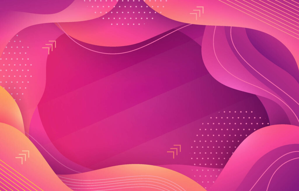 Vibrant Magenta Abstract Wallpaper with Dynamic Flowing Shapes
