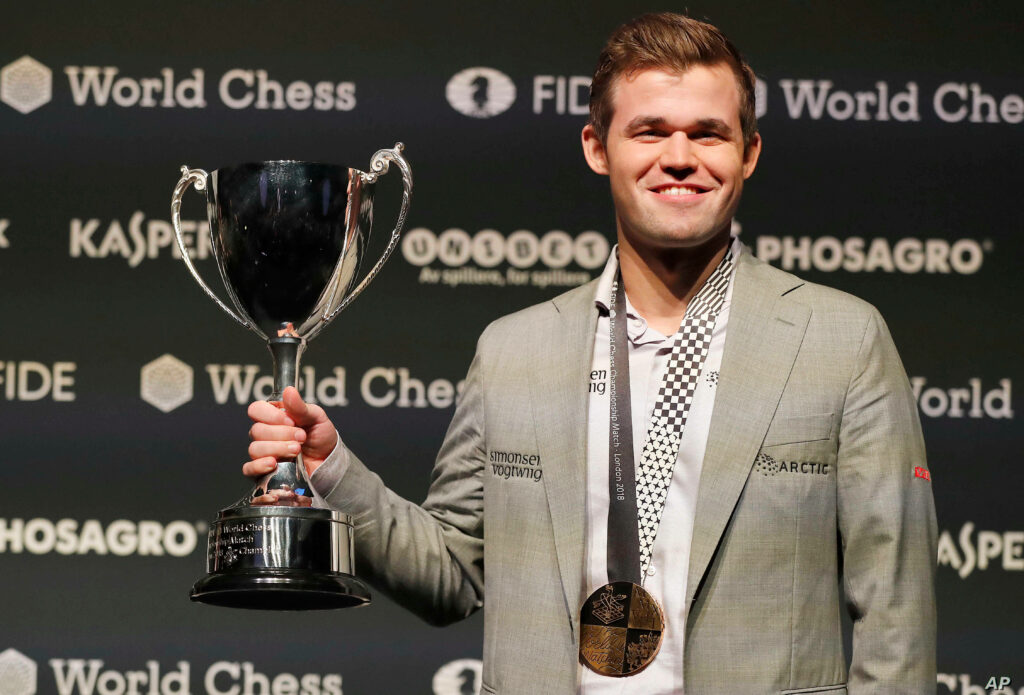 Magnus Carlsen Wallpaper: Triumph of the World Chess Champion