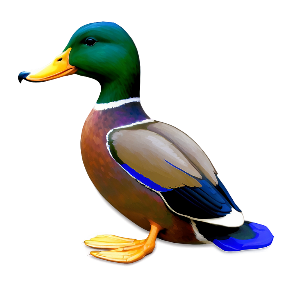 Vibrant Mallard Duck Wallpaper: Rich Colors & Elegant Design