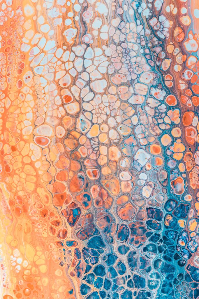 Vibrant Marbled Abstract Wallpaper - 4000x6000 Colorful Background