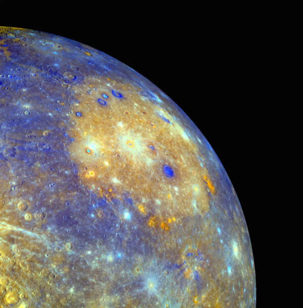 Vibrant Mercury Wallpaper: Stunning Cratered Planet Background