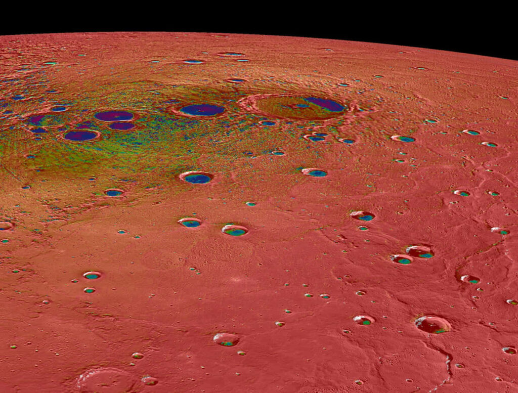 Vibrant Mercury Wallpaper: Stunning Textured Surface & Unique Craters